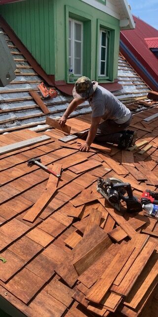 wood shingle roof orient Bay 5